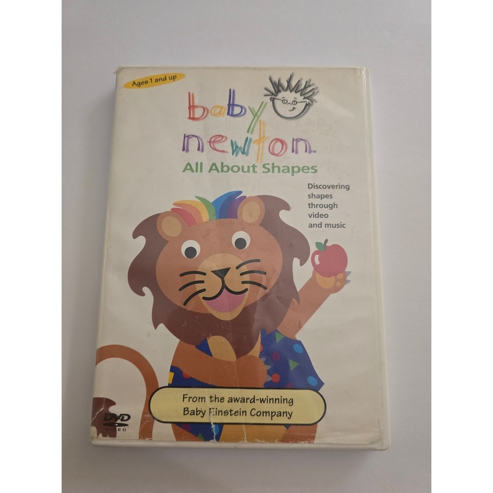 Baby Einstein Baby Newton All About Shapes DVD 2002 Kids Learning Vivaldi Music